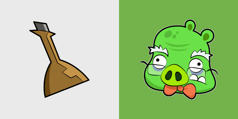 Cute Cursor: Angry Birds Professor Pig Pack