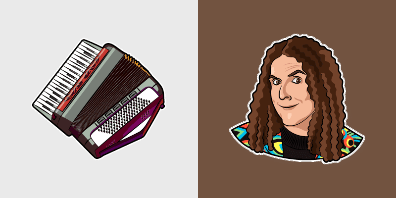 Weird Al Yankovic Custom Cursor Pack