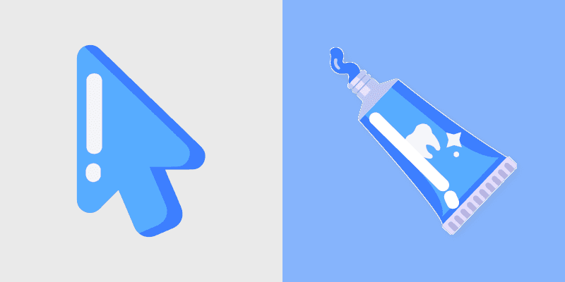 Custom Cursor Pack - Minimal Toothpaste Edition