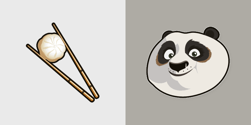 Custom Cursor Po - Kung Fu Pack