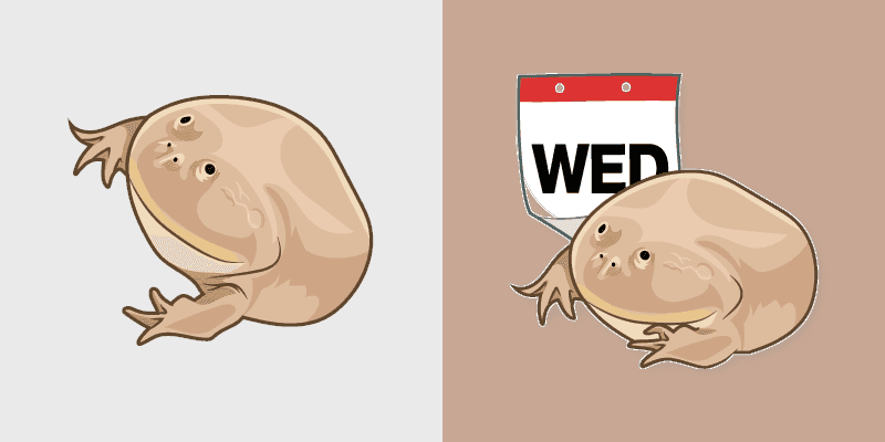 Cute Cursor Pack - It's Wednesday, My Dudes!