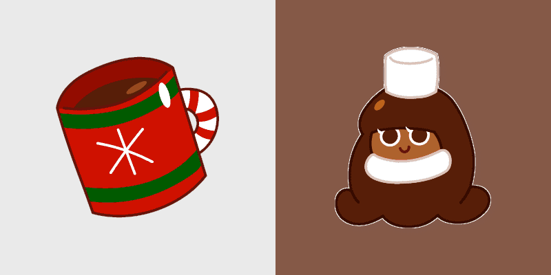 Cute Cocoa Cookie Custom Cursor