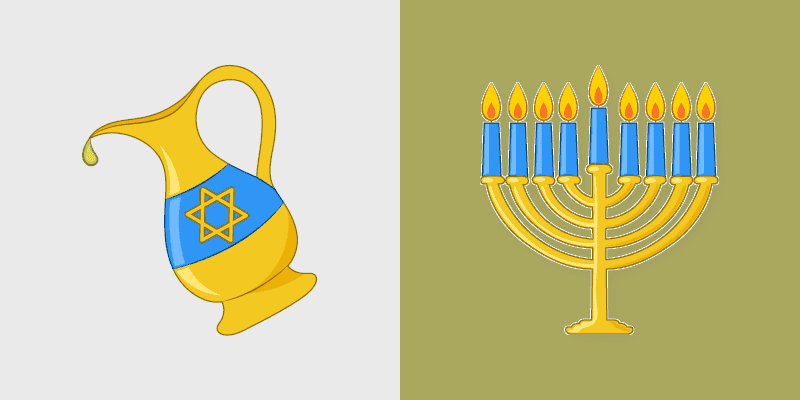 Hanukkah Celebration Custom Cursor Pack