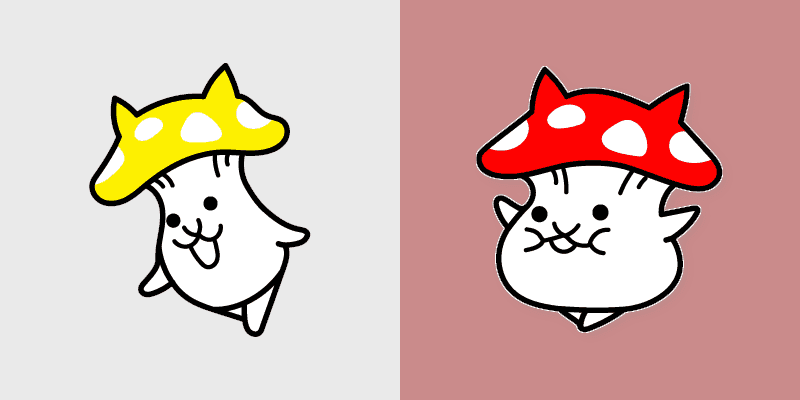 Custom Cursor Pack - Battle Cat Mushroom