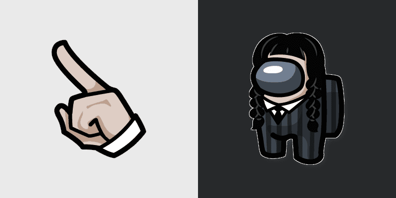 Wednesday Addams Cute Mouse Cursor Pack