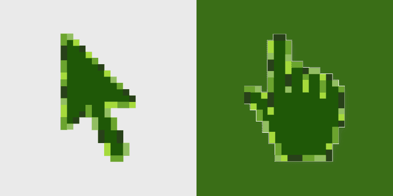 Custom Cursor Pack - Forest Tree Magic