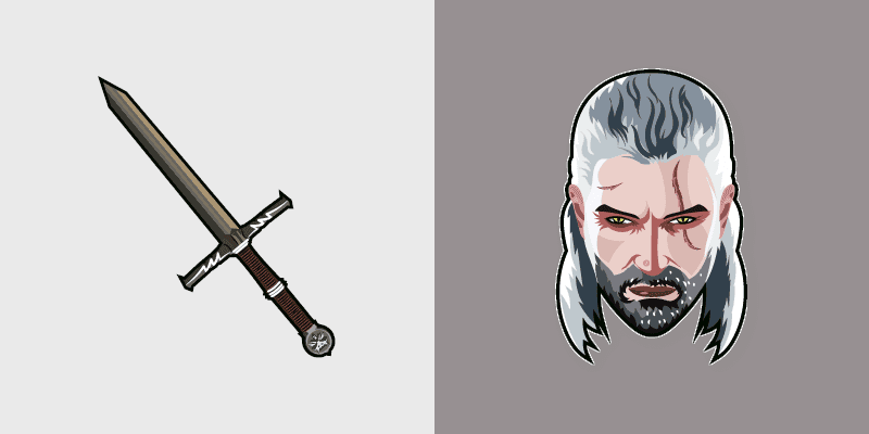 Cute Witcher Cursor Pack