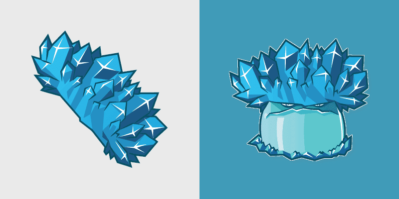 Cute Cursor Pack - Ice-shroom