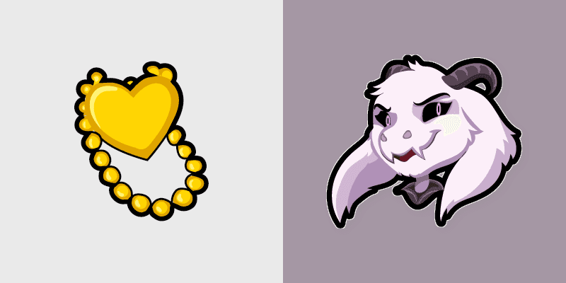Undertale Asriel Dreemurr God of Hyperdeath Cute Cursor Pack