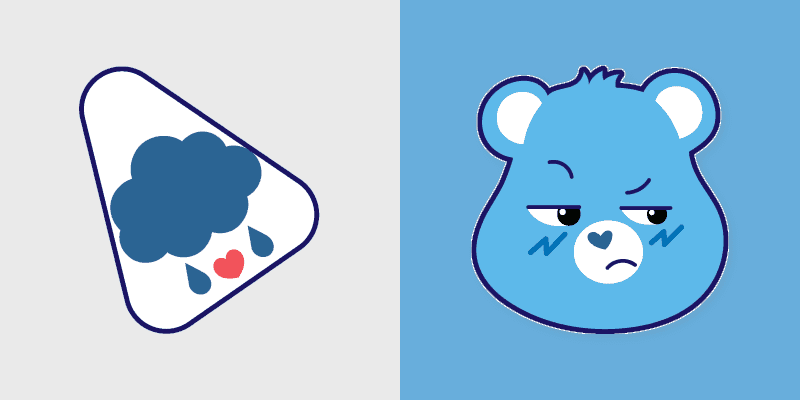 Grumpy Bear Custom Cursor Pack