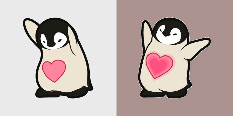 Cute Cursor Pack - Penguin Delight
