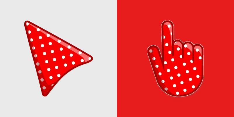 Polka Dot Pizzazz Custom Cursor