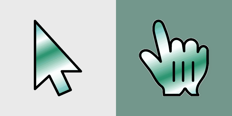 Charming Cursor Pack - Pine in Snow Gradient