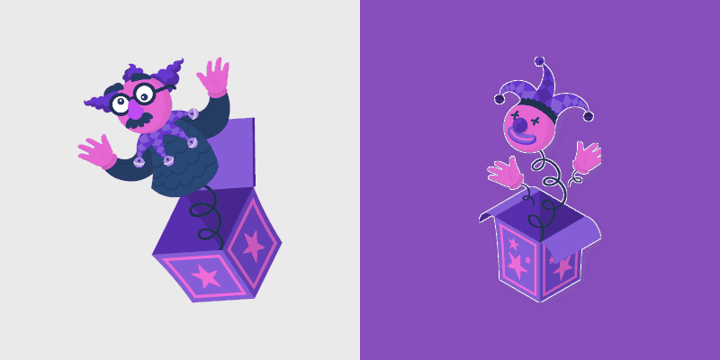 Custom Cursor Pack - Purple Jack-in-the-Box