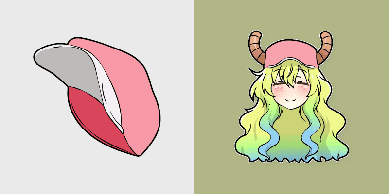 Dragon Maid Cute Cursor Pack
