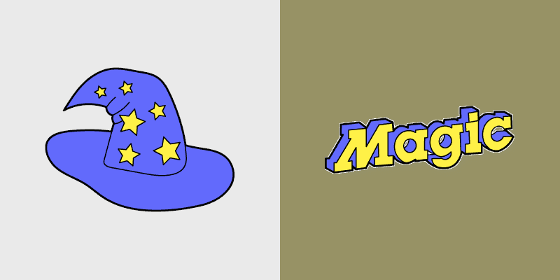 Custom Cursor Pack: Enchanting Wizard's Hat