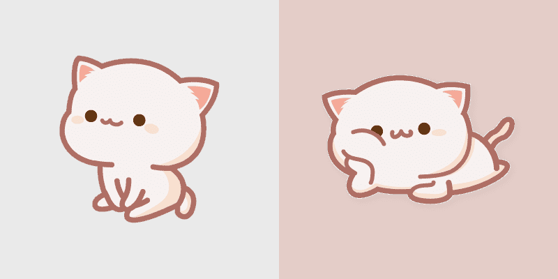 Cute Chill Cat Cursor Pack