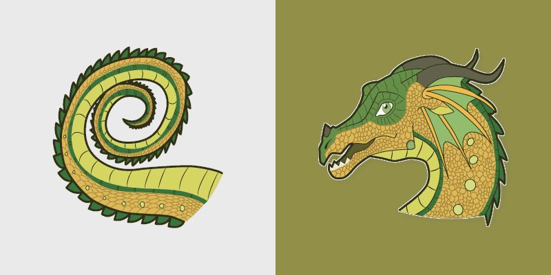 Dazzling Fire RainWing Cursor Pack