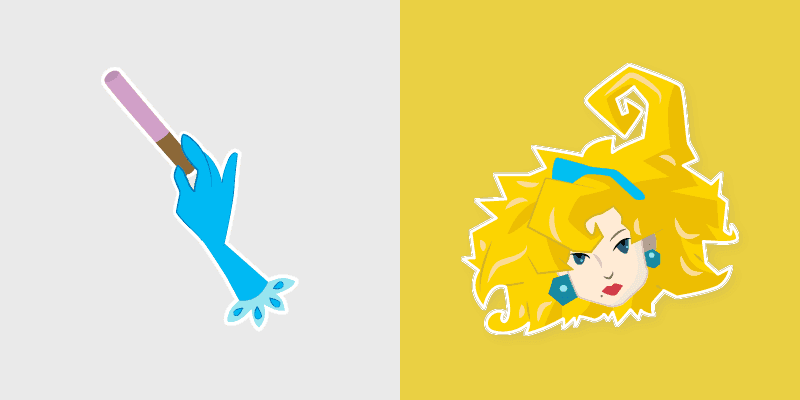 Crazy Tracy Cute Mouse Cursor Pack