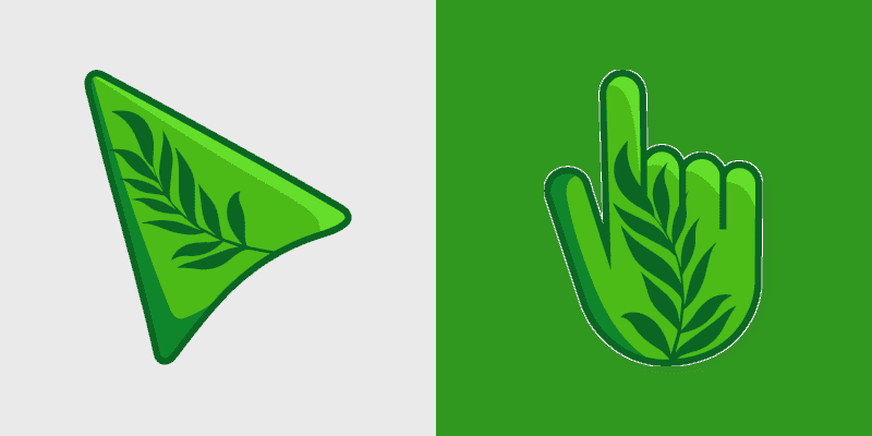 Spring Cursor Pack - Custom Green Delight