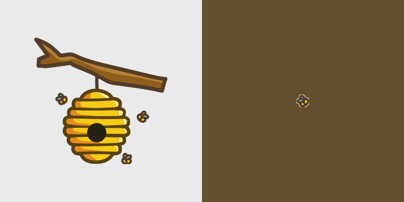Cute Cursor Pack - Bear and Beehive
