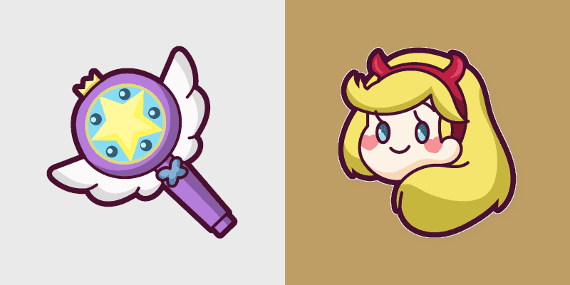 Cute Cursor Pack - Butterfly Magic from Mewni