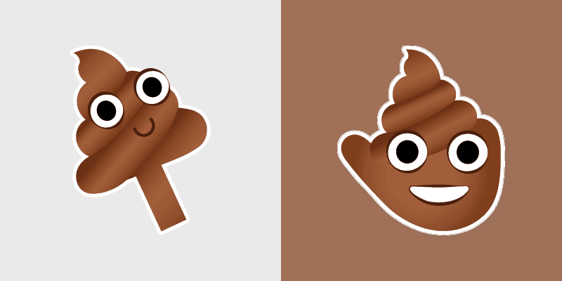 Custom Cursor Pack - Happy Poo