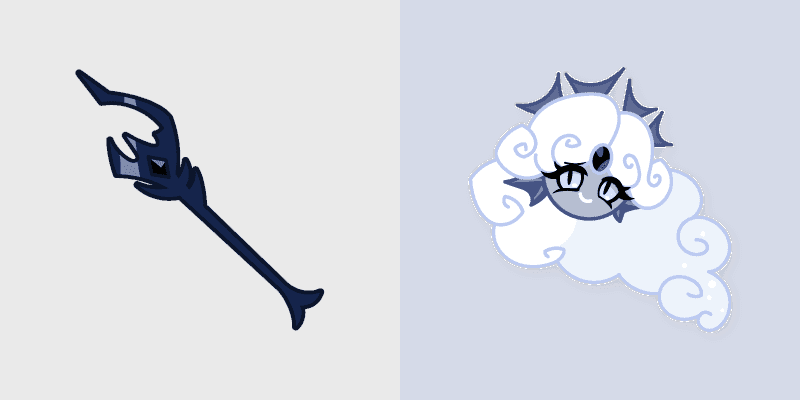 Black Pearl Cute Cursor Pack