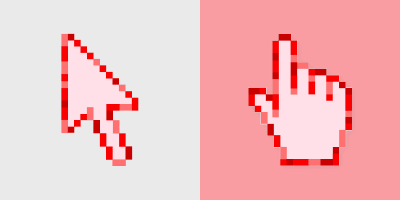 Glamorous Red Cursor Pack