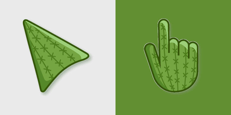 Custom Cactus Cursor Pack