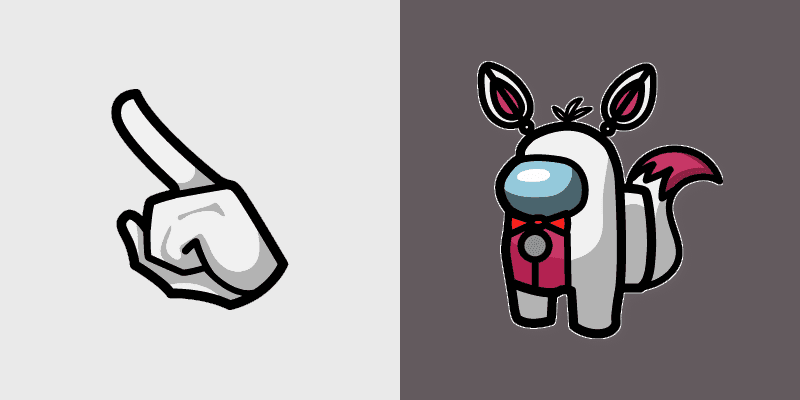 Custom Cursor Pack - Among Us & FNAF Funtime Foxy