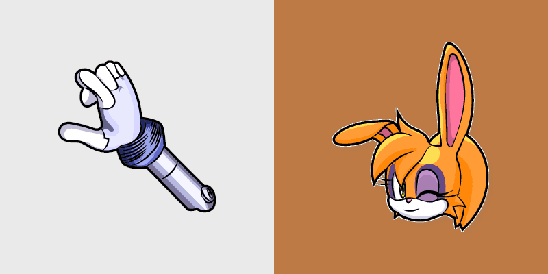 Custom Cursor Pack - Sonic Bunnie D'Coolette