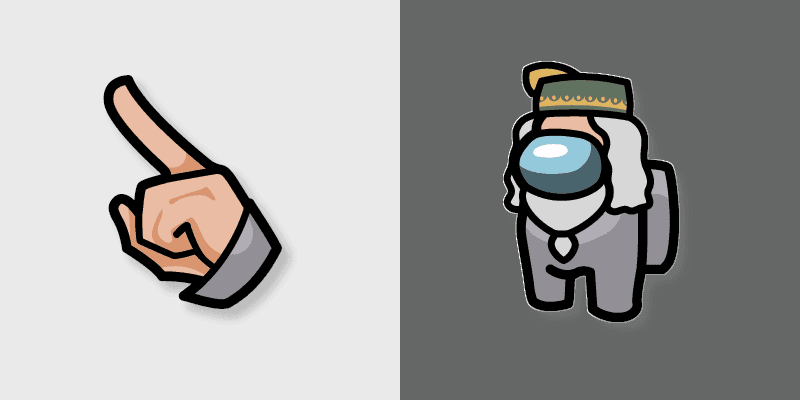 Among Us Cute Dumbledore Cursor Pack