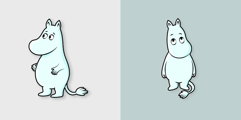 Moomin Moomintroll Custom Cursor Pack