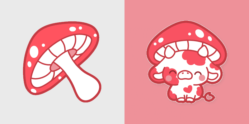 Whimsical Mushroom Cursor Pack