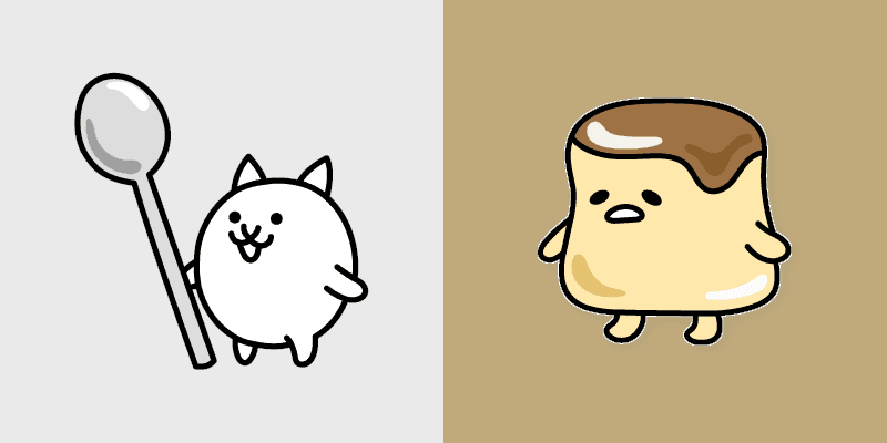 Custom Cursor - Battle Cats Gudegude Pudding