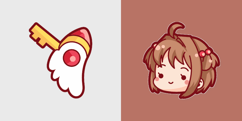 Cute Sakura Kinomoto Custom Cursor