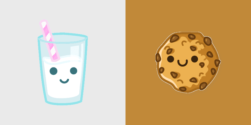 Cute Cursor Pack - Charming Milk & Cookie Designs