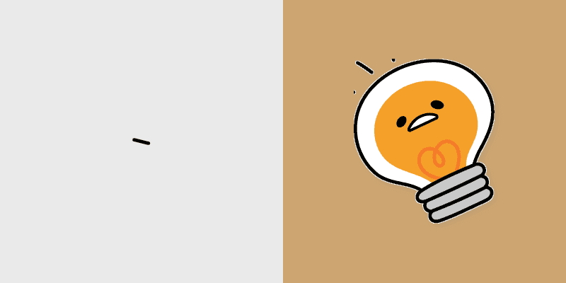 Cute Cursor Pack - Gudetama Sun & Light Bulb