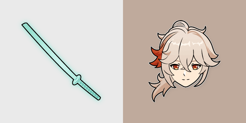 Kaedehara Kazuha & Isshin Custom Cursor Pack