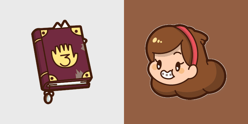 Mable Pines Cute Cursor Pack