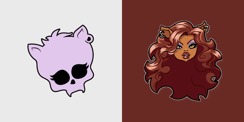 Cute Cursor Pack - Clawdeen Lucia Wolf