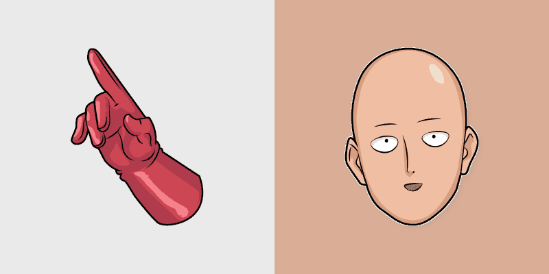 Cute Cursor Pack for One Punch Man