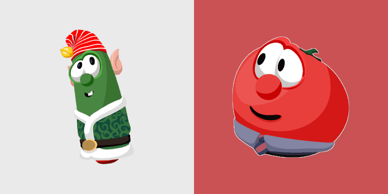 Custom Cute Christmas Larry and Bob