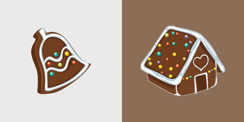 Custom Cursor Gingerbread Christmas Pack