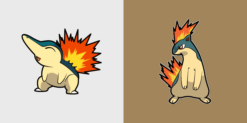 Cute Cursor Collection - Cyndaquil & Quilava