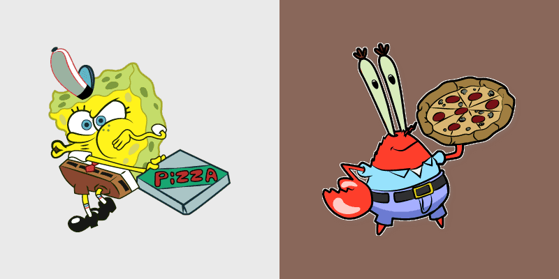 Cute Cursor: Spongebob Krusty Krab Delight