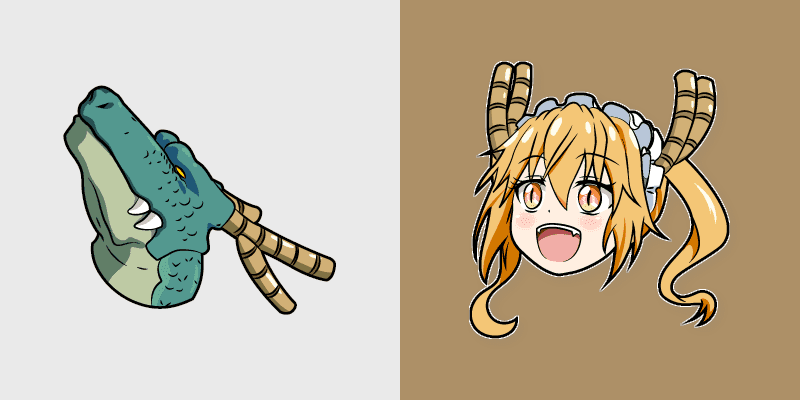 Cute Cursor Pack for Miss Kobayashi's Dragon Maid