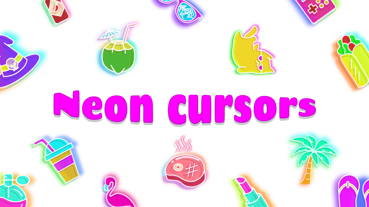 Neon cursors