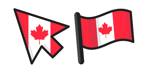 Canada Flagcustom cursor pack